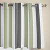 Gray Green Stripes Window Curtains for Living Room Bedroom Curtain Modern Kitchen Blinds Drapes Curtains
