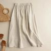 Women's Summer Mid-length Skirt Loose Embroidery Literary Classical New A-line Skirt