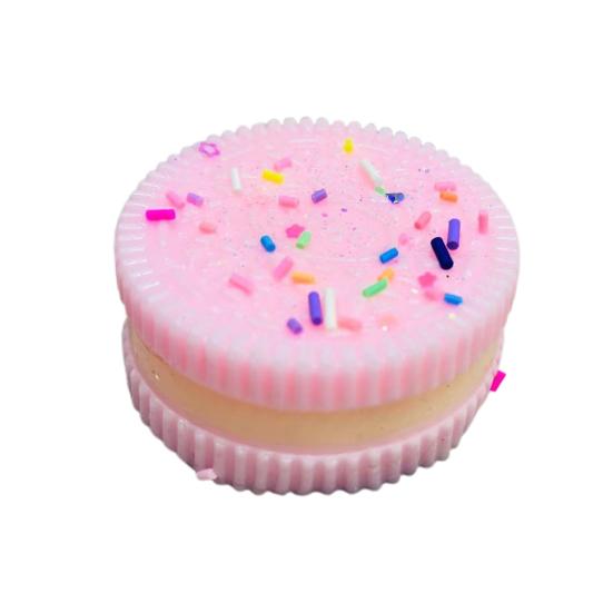 Biscuits Squeeze Toy Simulation Sandwich Biscuits Stress Relief Toy Ultra-Soft Fidget Toy