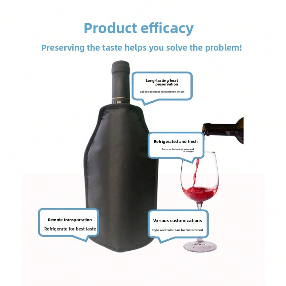 Red Wine Cold Bag, Hot and Cold Wine Cold Insulation Wine Ice Cover