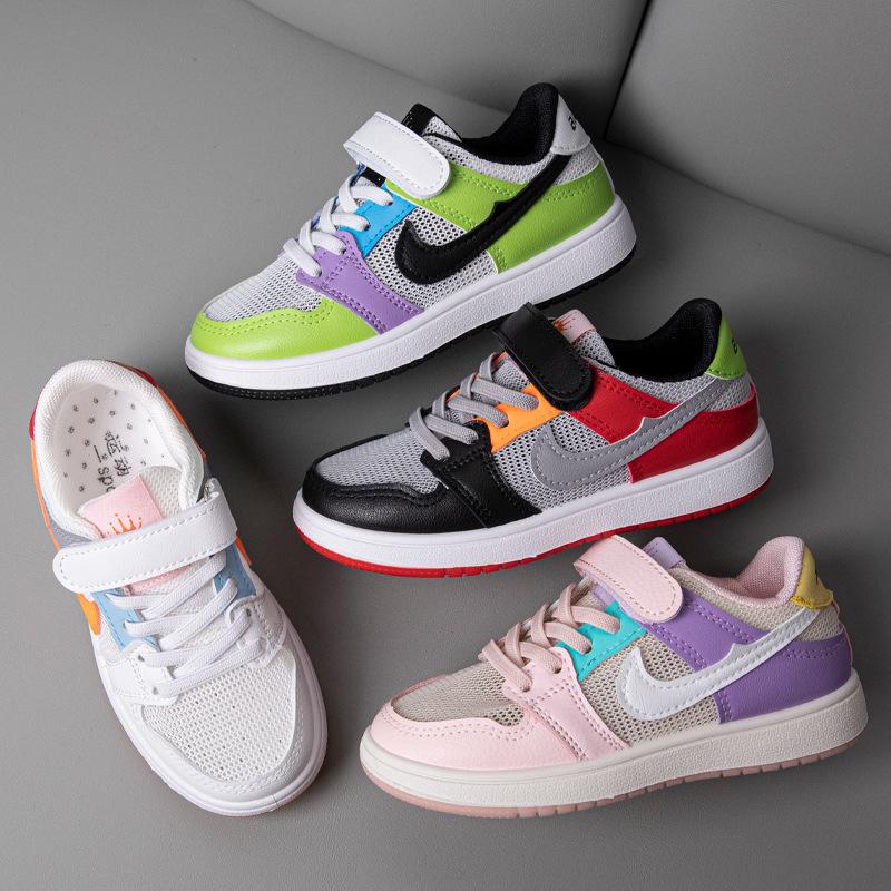 Zapatos para niños de primavera y otoño, zapatos deportivos de moda para  niñas nuevos, zapatos para correr para niños grandes, zapatos de tabla para  niños, suela suave transpirable comprar a buen precio —