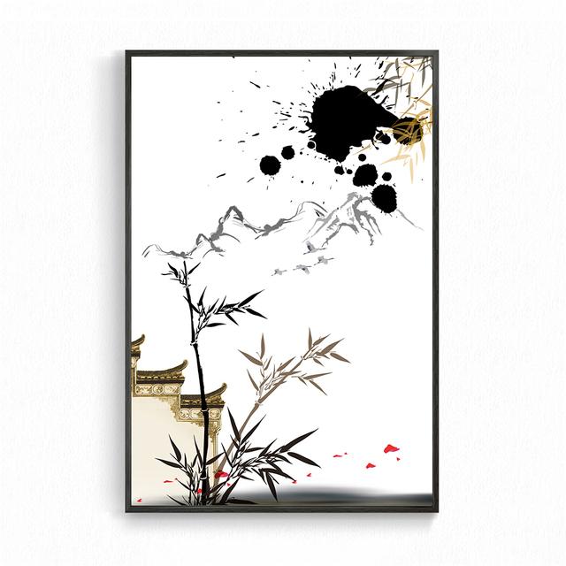 

Настенный плакат, китайское традиционное искусство, чернила, пейзажная живопись, растение лотоса, холст, настенная картина для украшения гостиной 21cm×30cm NoFrame