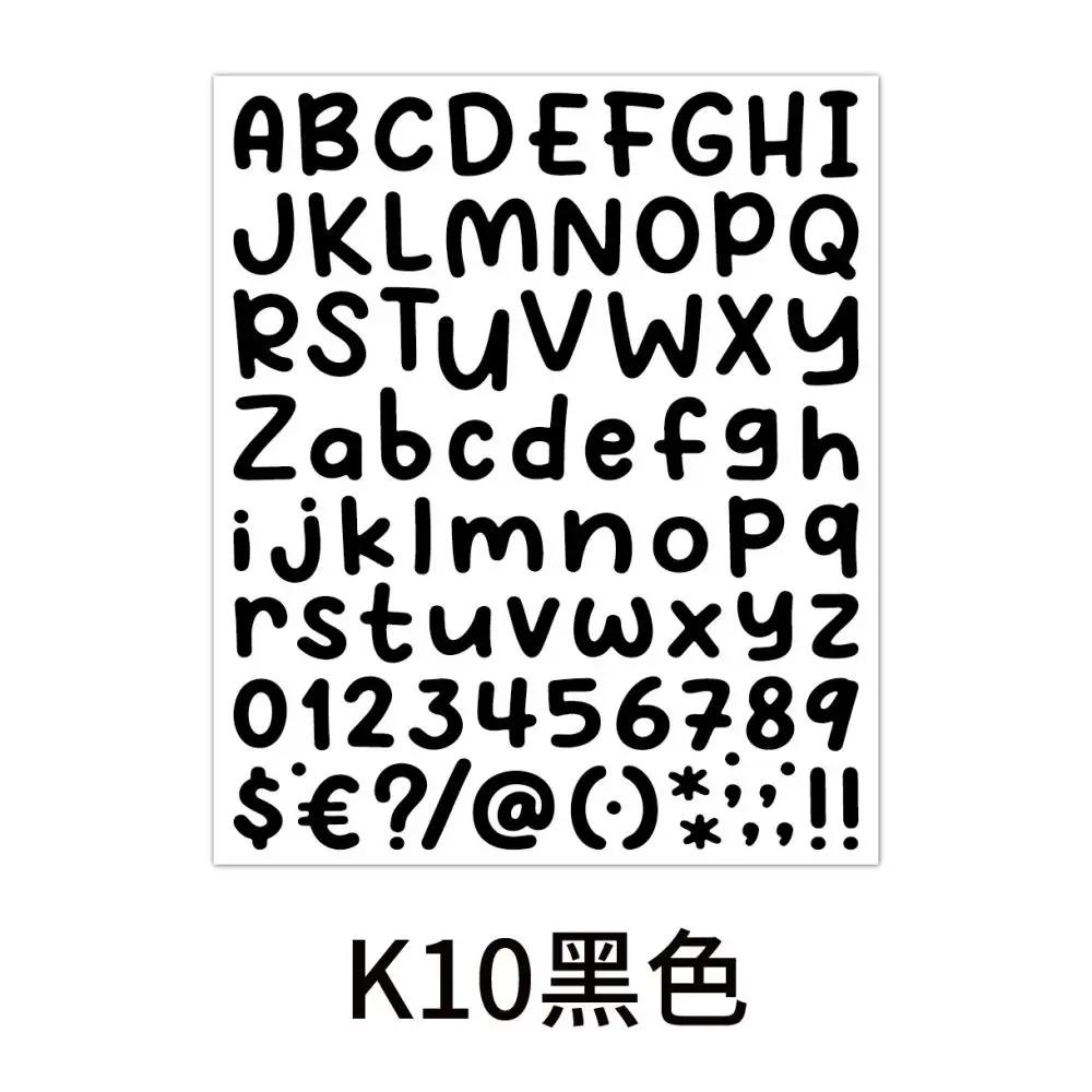 5Pcs 26Self-Adhesive Letters Numbers Alphabet Stickers Mailbox Numbers Sticker For Mailbox Signs Home Cars Address Number