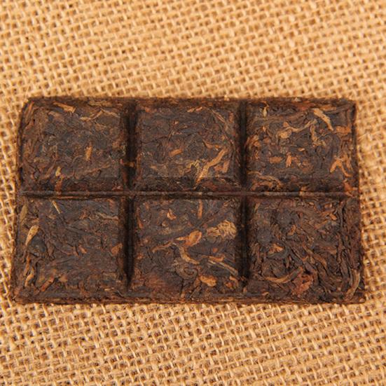 50g Yunnan Ripe Tea Large Leaves Pu'er Pu-erh Health Tea Brick