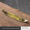 Antique Bodhi Leaf Incense Holder - Japanese-Inspired Aromatherapy Stand