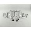 For Renault Kadjar 2016 2017 2018  ABS Chrome Rear Light Cover Trim Rear Lamp Decoration Protector Frame Car Styling