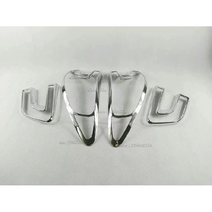 For Renault Kadjar 2016 2017 2018 ABS Chrome Rear Light Cover Trim Rear Lamp Decoration Protector Frame Car Styling