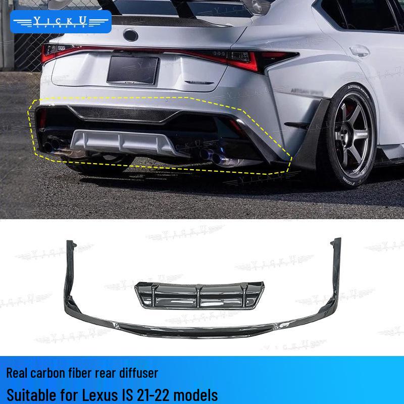 21-22 Lexus IS Carbon Fiber Body Kit: Front Lip, Side Skirts, Wide Fender Flares, Rear Lip, Tail Wing ART.