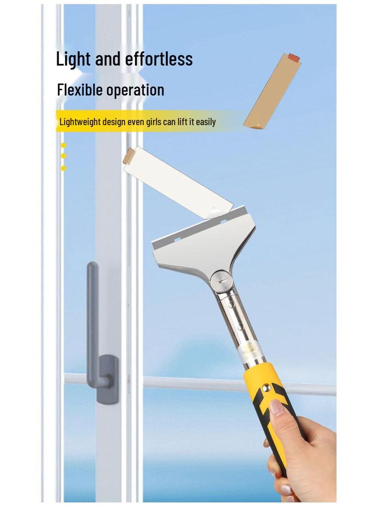Telescopic Long Handle Heavy Duty Scraper for Grout and Glue Removal