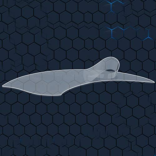 Ultra-Thin Ukulele Pickguard, Guitar Scratch Plate, Invisible Pickguard, Transparent Protective Sticker for Ukulele and Mini Guitar - Small