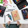 HIFORNY 176-Piece Art Supplies Drawing Kit with 100 Sheets, 3-Color Sketchbook, Graphite, Charcoal, Watercolor & Metallic Pencils, Blending Tools, and