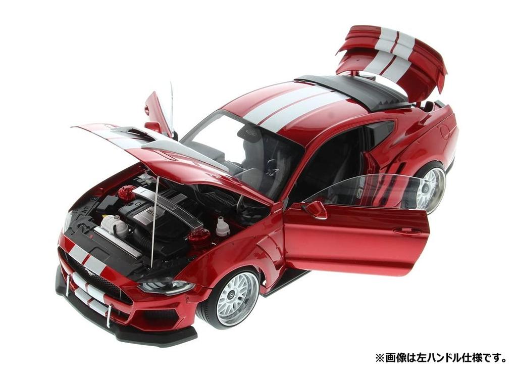 Diecast Master Scale Ford Mustang 2019 Wide Body Kit Drive Complete Diecast Model Car 61008 1/18 (RHD) Right-Hand