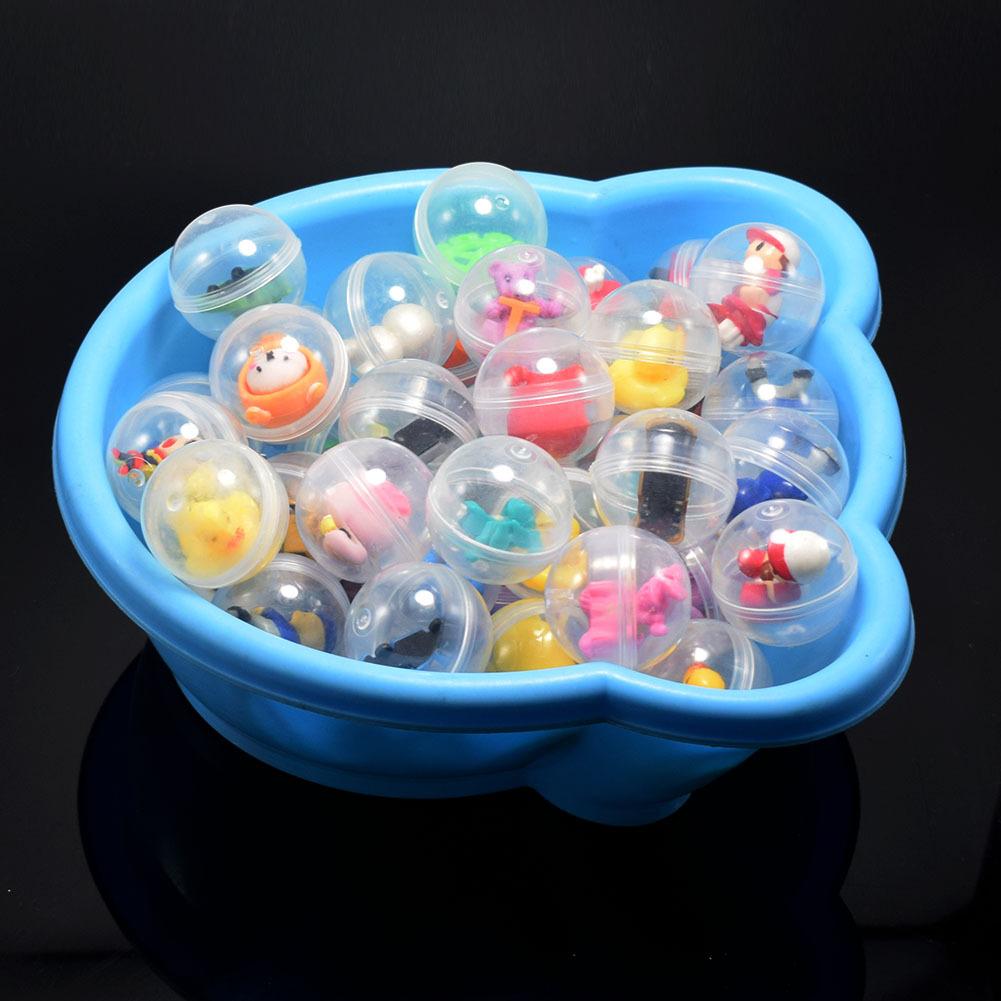 10PCS Novelty Funny Relaxing Toy Mixed Surprise Egg Capsule Egg Ball Model Puppets Toys Kids Children Gift Random
