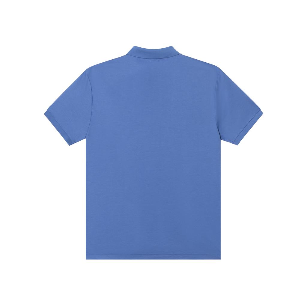 Polo Ralph Lauren Seta Cotone Tinta Unita Logo Ricamato Slim Fit Manica Corta Polo Uomo Polo 710705571-005