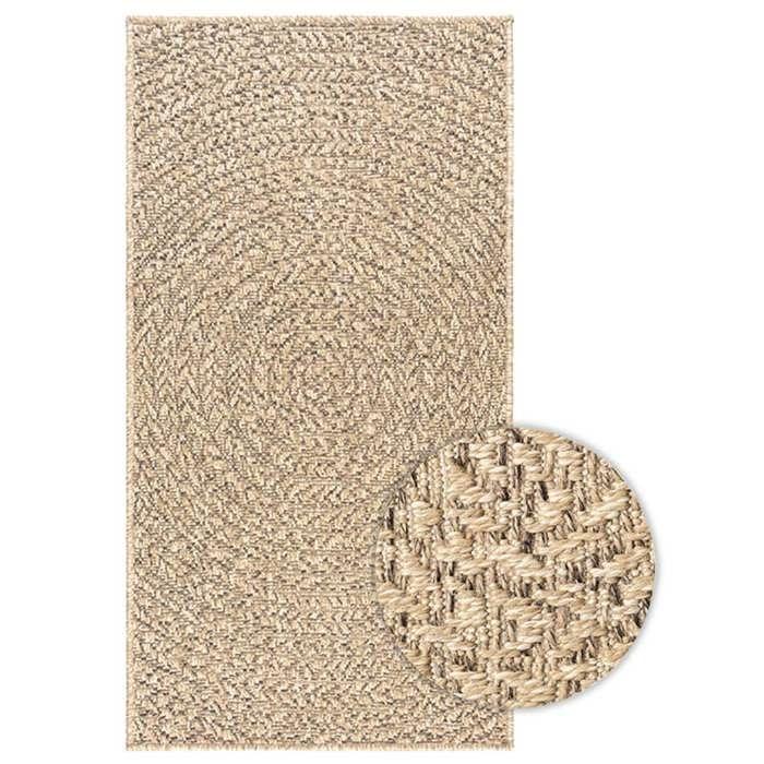 VidaXL Tapis ZIZUR 100x200 cm aspect de jute intérieur et extérieur, tapis d'extérieur, tapis de sol, tapis d'intérieur, 4006161