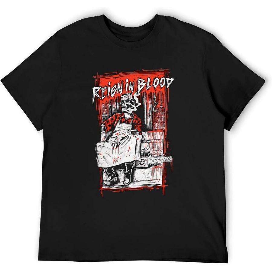 RAT-MAKING Men s Hyraw- Reign in Blood Black T-Shirts Black XXXXXL разноцветный