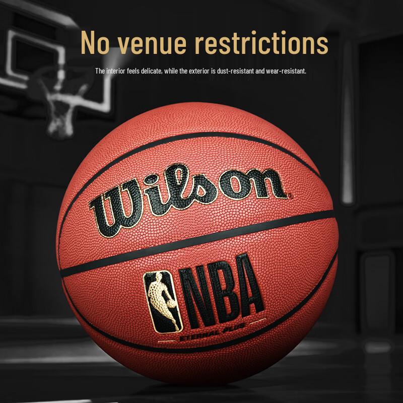 Wilson NBA ETERNAL PLUS Size 7 Moisture-Wicking PU Basketball