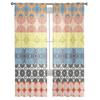 Böhmischer Ethno-Stil Tüll-Fenstervorhang, durchsichtige Volants, Vorhänge für Wohnzimmer, Heimdekoration, Drape-Panel