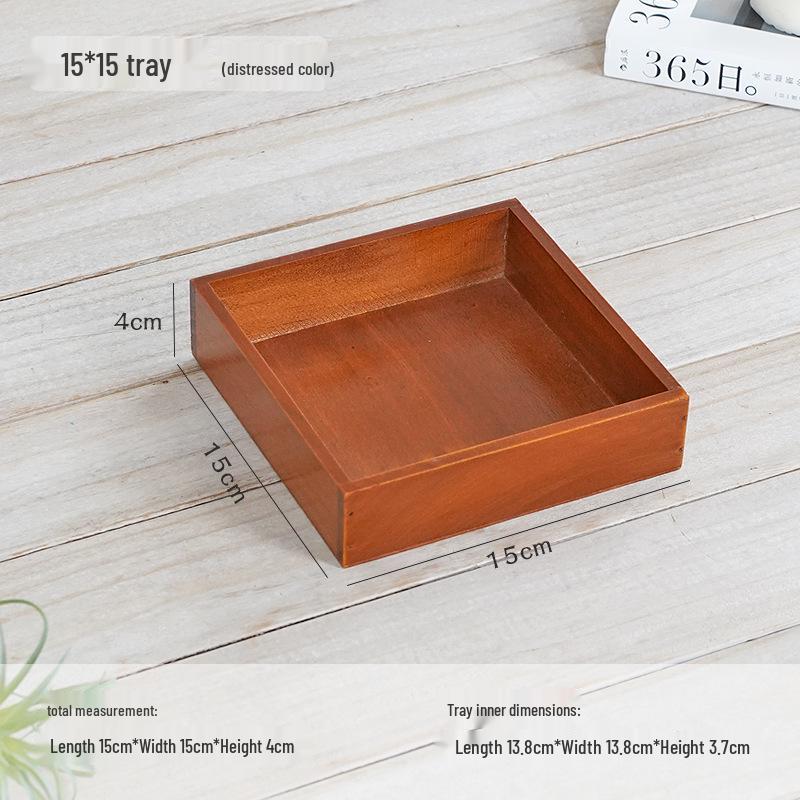 Japanese Style Wooden Desktop Storage Box - Nine Grid Organizer for Bedroom Entryway