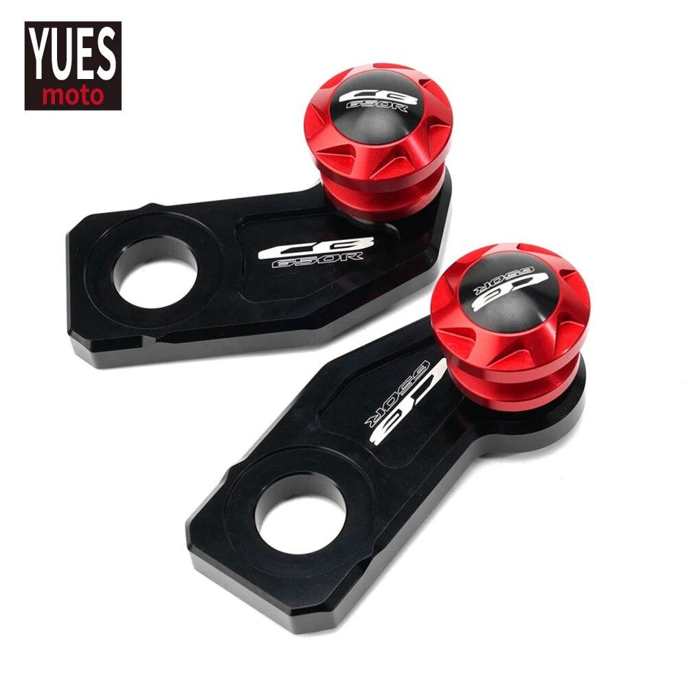 Motorcycle Accessories Chain Adjustment Block Frame Swingarm Spools Sliders For Honda CBR650R CB650R CBR 650R CB 650R