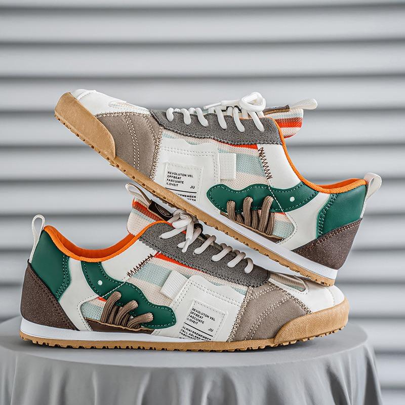 Herrenschuhe Vielseitiger Farbblock Freizeitschuh Luxus-Sneaker für Herren Forrest Gump Schuhe Bequemer Sport-Laufschuh