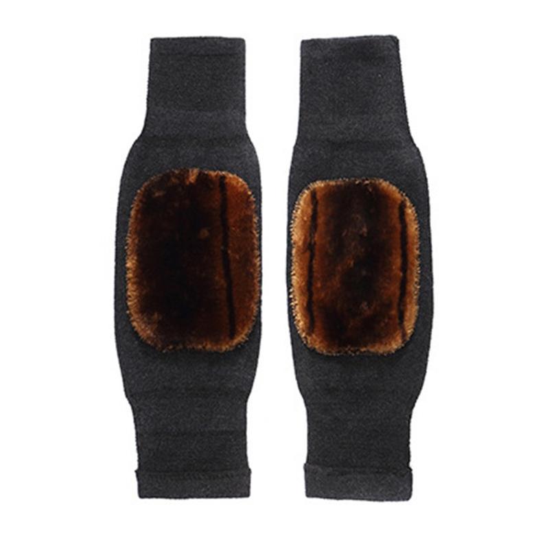 

Winter Warm Knee Protectors Leg Warmer Outdoor Cycling With Thick Velvet For Men S And Women S Joints Warm Knee Brace One Size