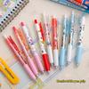 3Pcs/Box Kawaii Kuromi Melody Pressing Gel Pens Set Cute Cartoon 0.5Mm Black Ink Neutral Pens Student Stationery Office Supplies
