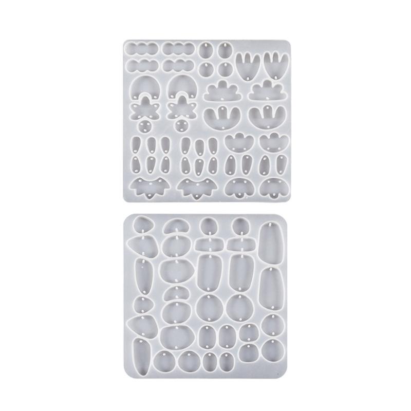 DIY Ohrring Silikonform Unregelmäßige Hängeform Werkzeug Handgefertigte Halskette Schmuck Anhänger Form DIY Resin Gussform