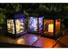 Cross-Border Solar Palace Lantern: Handheld Outdoor Hanging Light for Garden and Courtyard Decor.