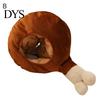 Cute Chicken Leg Bread Dumpling Bun Soft Plush Doll Headgear Hat Sleeping Toy