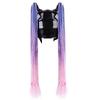 Motorcycle Helmet Dreadlock Braid Decor, 60cm Suction Cup for Delivery Riders