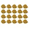 20PCS Handle Cheering Hand Flowers PET Sports Team Pom Poms Cheer Squad Flowers  For Basketball Club