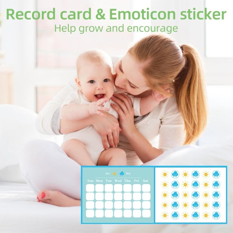 Rechargeable Bed Wetting Alarm Night Urine Alarm for Children and Elderly Feature Music Lighting Vibrating Alerts