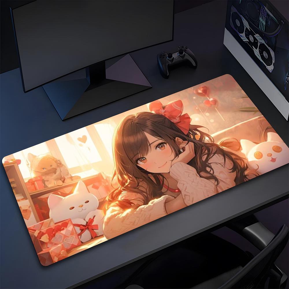 Cute Anime Girl Mouse Pad High Quality Natural Rubber Mouse Pad The Most Professional Washable Laptop Mouse Pad