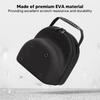 Estuche Rígido para Casco EVA Bolso Portátil para Guardar Gorras de Béisbol Soporte para Sombrero Para Viajar Almacenamiento en Casa Negro