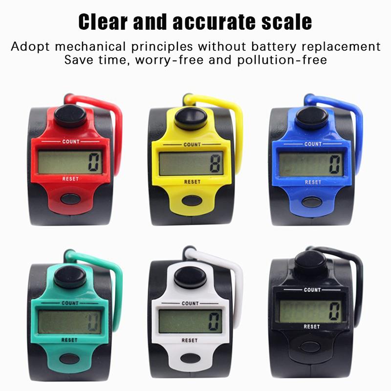 Tally Counter Hand Held Knit Row Clickers 5 Digit Number Handheld Manual Lcd Electronic Sports Counting Tool