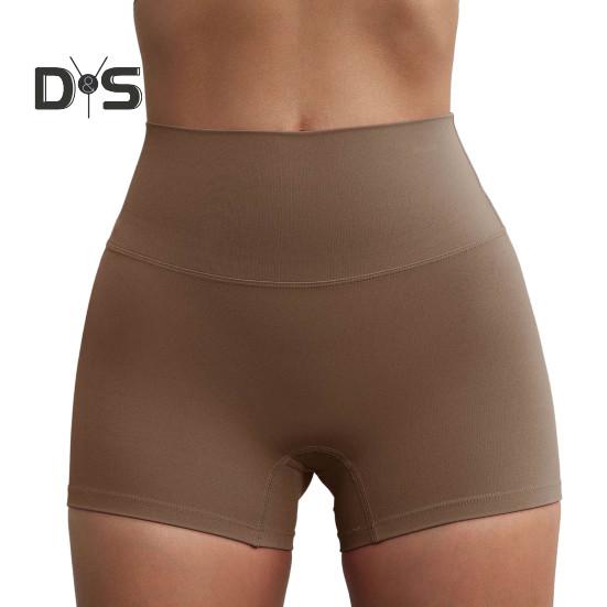 Sicherheitshose für Damen, hohe Elastizität, einfarbig, Spitze, nahtlos, weich, atmungsaktiv, Anti-Belastung, hohe Taille, schnelltrocknend, Minirock, Innenshorts, Yoga-Shorts