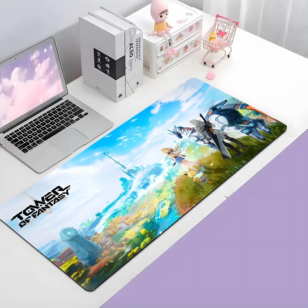 Game Nemesis TTower Of Fantasy Mouse Pad Large Gaming Mousepad With Thick Stitched Edge NonSlip Desk Mat