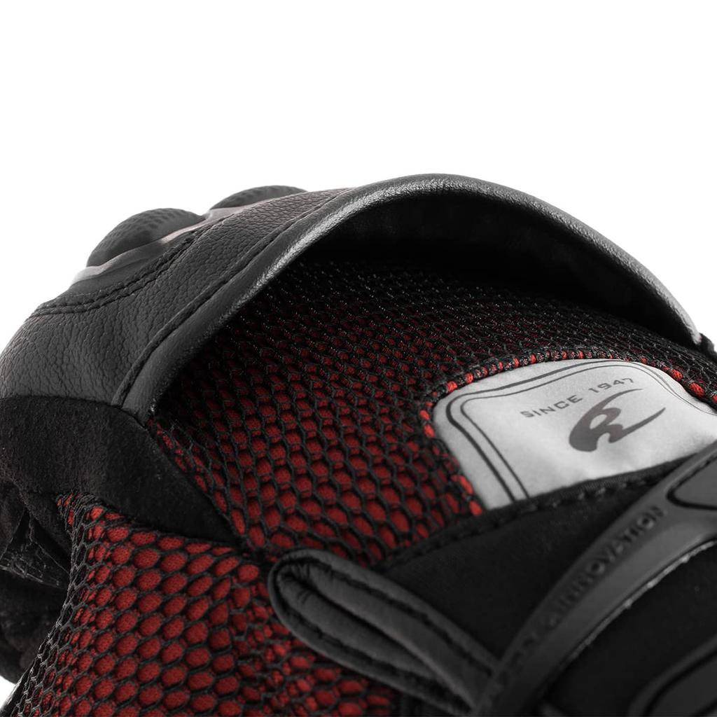 KOMINE Protective 3D Mesh Gloves for Motorcycles 3D Black Camo Red L GK-2153