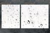 GLASPLATTE und SCHNEIDEBRETT 100x52 TROPFEN