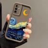 The S-Starry Night Art Cover Phone Case For HONOR 600 400 90 LITE 300 200 70 50 20 10I 9X 8X PRO DIY Case Shell Funda Capa Coque