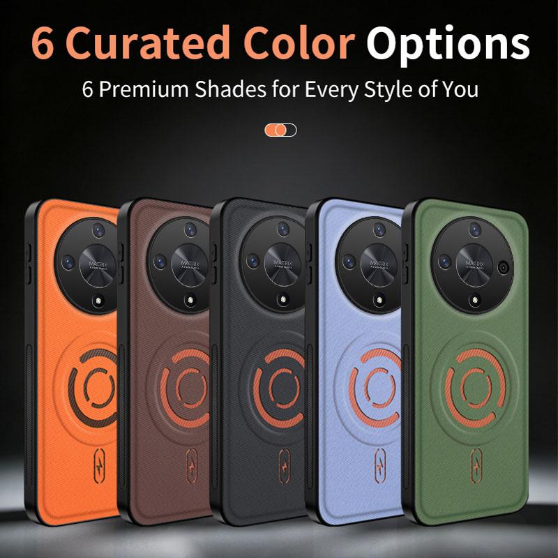 For Honor X9B Case Honor X50 X50 Pro X50 GT Cover Magic6 Lite Phone Case Luxury Magnetic Silicone ShockProof Protective Cover