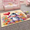Potdemiel Winnie Puuh I-Aah Teppich Wohnzimmer Cartoon Kinderzimmer Sofa Fußmatte Küchenbodenmatte Anti-Rutsch Dekorationsmatte