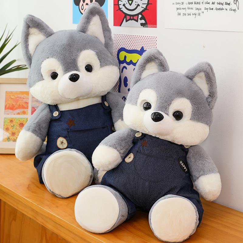 New Husky Plush Toy Large Dog Doll Holiday Gift