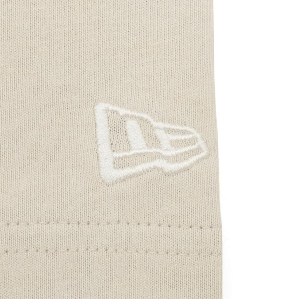 NEW ERA Short Sleeve Oversized Stone white Oversized Cotton Tee Box Logo T-Shirt S/S