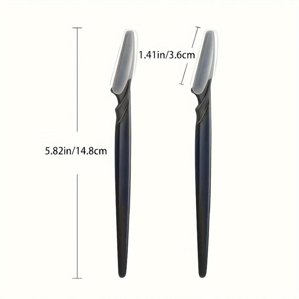 Eyebrow Shaver - Reusable, Portable Hair Trimmer With Protective Case For Facial Hair Removal - Sharp Blades For Easy Grooming