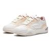 Anta Kids Fabric Synthetic Leather Comfortable Versatile Non-Slip Wear-Resistant Low-Top Skate Shoes Kids Sneakers White Brown 322438007-4