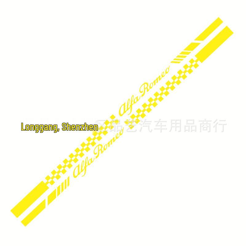 Naklejki X-322: Idealne do dolnych pasów bocznych i naklejek Alfa Romeo