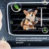 2D flacher Hund-Gitarre Auto-Lüftungsschlitz-Clip dekorativer Diffusor (Duftstoffe nicht enthalten), Auto-Innendekoration, Aromatherapie-Clip, ideal als Weihnachtsgeschenk