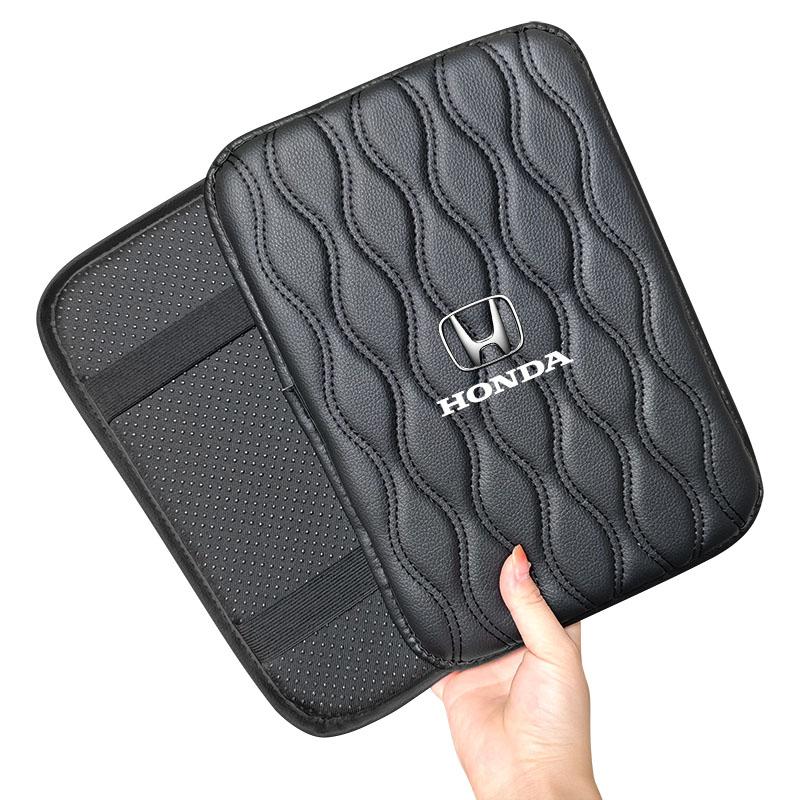 Car Center Console Cover Armrest Box Cover Pad Auto Armrest Seat Box Cover for Honda Civic XR-V HR-V Brv City Accord Odyssey Spirior CRV CRX CRZ